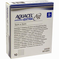 Aquacel Ag Extra 5x5cm Verband 10 Stück