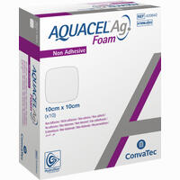 Aquacel Ag Foam Nicht- Adhäsiv 10x10cm Verband 10 Stück