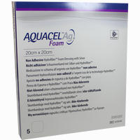 Aquacel Ag Foam Nicht- Adhäsiv 20x20cm Verband 5 Stück