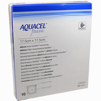 Aquacel Foam Adh 17.5x17.5cm Verband 10 Stück