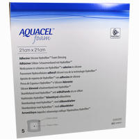 Aquacel Foam Adh 21x21cm Verband 5 Stück