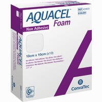 Aquacel Foam N Adh 10x10cm Verband 10 Stück