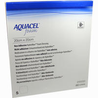 Aquacel Foam N Adh 20x20cm Verband 5 Stück