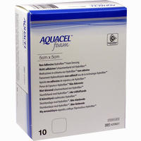 Aquacel Foam N Adh 5x5cm Verband 10 Stück
