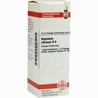 Argentum Nitricium D6 Dilution DHU-Arzneimittel 20 ml