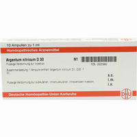 Argentum Nitricum D30 Ampullen 10 x 1 ml
