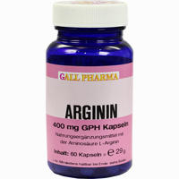 Arginin 400mg Gph Kapseln 60 Stück