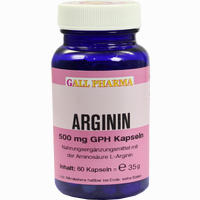 Arginin 500mg Gph Kapseln 60 Stück