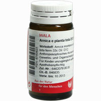 Arnica E Planta Tota D12 Globuli 20 g