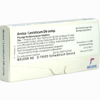 Arnica Levist D6 Comp Ampullen 8 x 1 ml