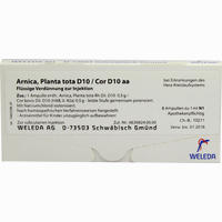 Arnica Planta T D10 Cor Ampullen 8 x 1 ml
