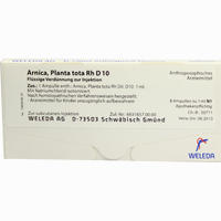 Arnica Planta Tota Rh D10 Ampullen 8 x 1 ml