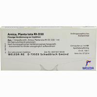 Arnica Planta Tota Rh D30 Ampullen 8 x 1 ml