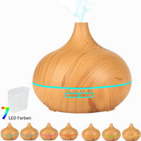Aroma Diffuser Holzoptik mit Led 1 Stück