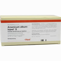 Arsenicum Album- Injeel S Ampullen 50 Stück