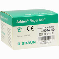 Askina Finger Bob Weiss Verband 50 Stück