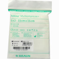 Askina Mullkompressen 7.5x7.5cm Steril 5 x 2 Stück