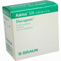 Askina Silk Durapore Seidenpflaster 5mx2,5cm 1 Stück