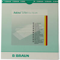 Askina Silnet 5x7.5cm Wundgaze 3 Stück