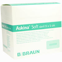 Askina Soft Steril 9x5cm Hypoallergener Wundverband 50 Stück