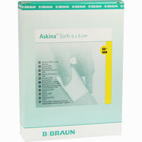 Askina Sorb Sterile Alginat- Cmc- Wundauflage 6x6cm 10 Stück
