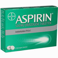 Aspirin 500mg überzogene Tabletten 8 Stück