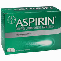 Aspirin 500mg überzogene Tabletten 40 Stück