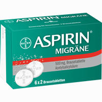 Aspirin Migräne Brausetabletten 12 Stück