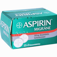 Aspirin Migräne Brausetabletten 24 Stück