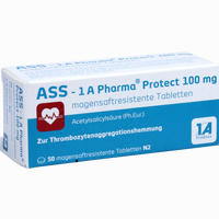 Ass - 1 A Pharma Protect 100 Mg Tabletten 50 Stück