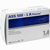 Ass 500- 1a Pharma Tabletten 100 Stück