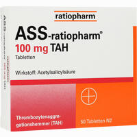 Ass- Ratiopharm 100 Tah Tabletten 50 Stück