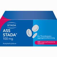 Ass Stada 100mg Magensaftresistente Tabletten 100 Stück