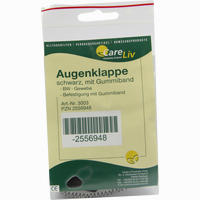 Augenklappe Schwarz M Gumm 1 Stück