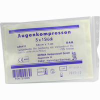 Augenkompressen 5,8x7cm Steril 5 Stück