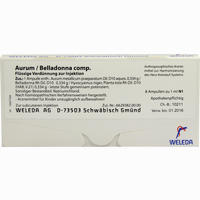 Aurum Belladonna Comp Ampullen 8 x 1 ml