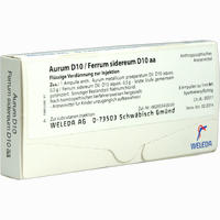 Aurum D10 /Ferrum Sidereum D10 Aa Ampullen 8 x 1 ml