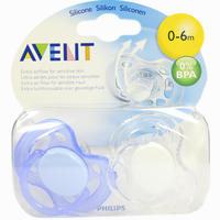 Avent Freeflow Silikonsauger 0- 6 Monate Bpa- Frei 2 Stück