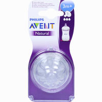Avent Naturnah- Sauger 3m+ Monate 2 Stück