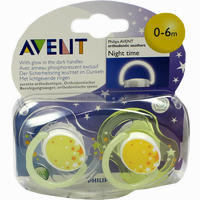 Avent Schnuller für die Nacht 0- 6m 2 Stück