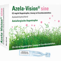 Azela- Vision Sine 0.5mg Ml Augentropfen im Einzeldosisbehältnis 10 x 0.3 ml