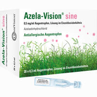 Azela- Vision Sine 0.5mg Ml Augentropfen im Einzeldosisbehältnis 20 x 0.3 ml