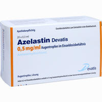 Azelastin Devatis 0.5mg/ml Augentr.i.einzeldosis Augentropfen 20 x 0.3 ml