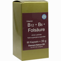 B 12 + B Folsaeure Ohne Lactose Kapseln 90 Stück