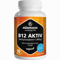 B12 Aktiv 1000 Ug Vegan Tabletten 90 Stück