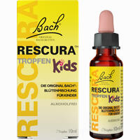 Bachblüten Original Rescura Kids Tro Alkoholfrei Tropfen 10 ml