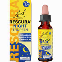 Bachblüten Original Rescura Night Tropfen Alkoholfrei 10 ml