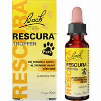 Bachblüten Original Rescura Pets Tropfen Alkoholfrei 10 ml