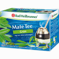 Bad Heilbrunner Mate Tee Grün Filterbeutel 15 Stück