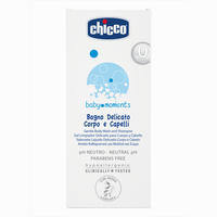 Bademomente Chicco Reinigungsmilch F. Körper+ Haar 200 ml